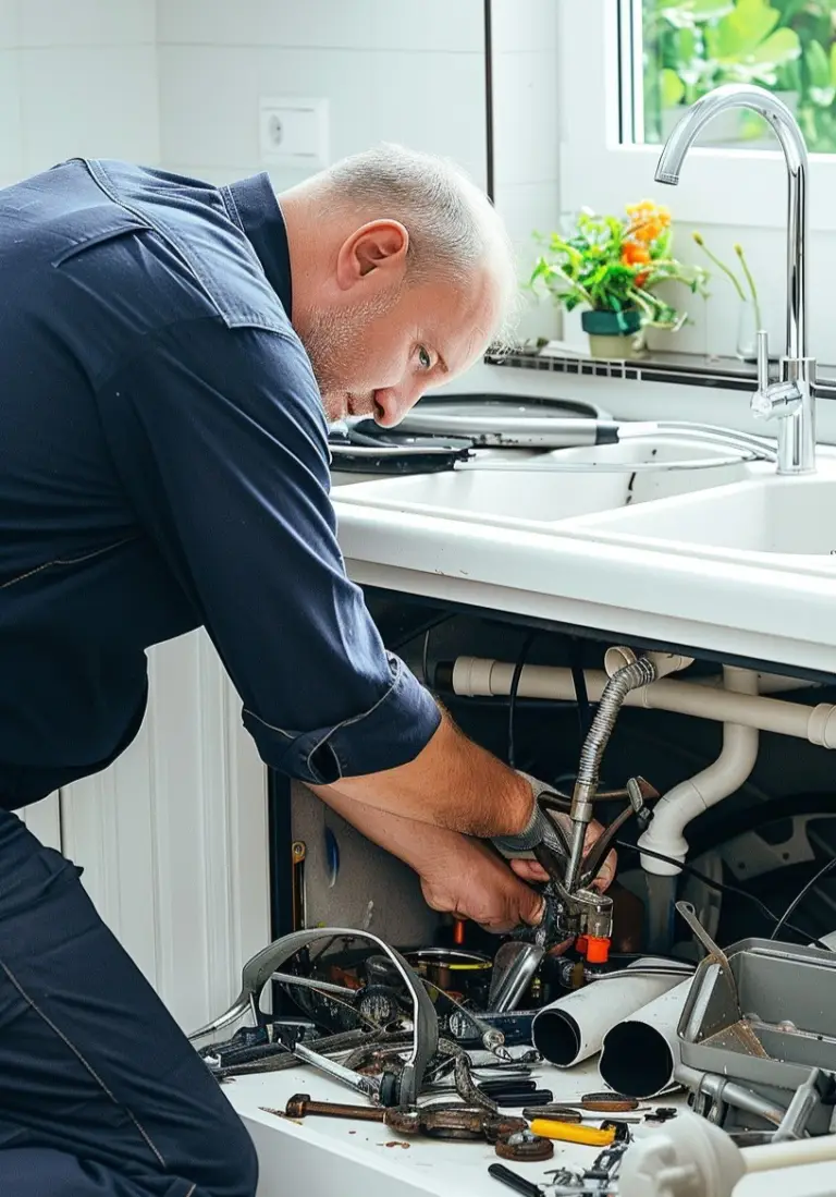 Plumber kitchen sink repair